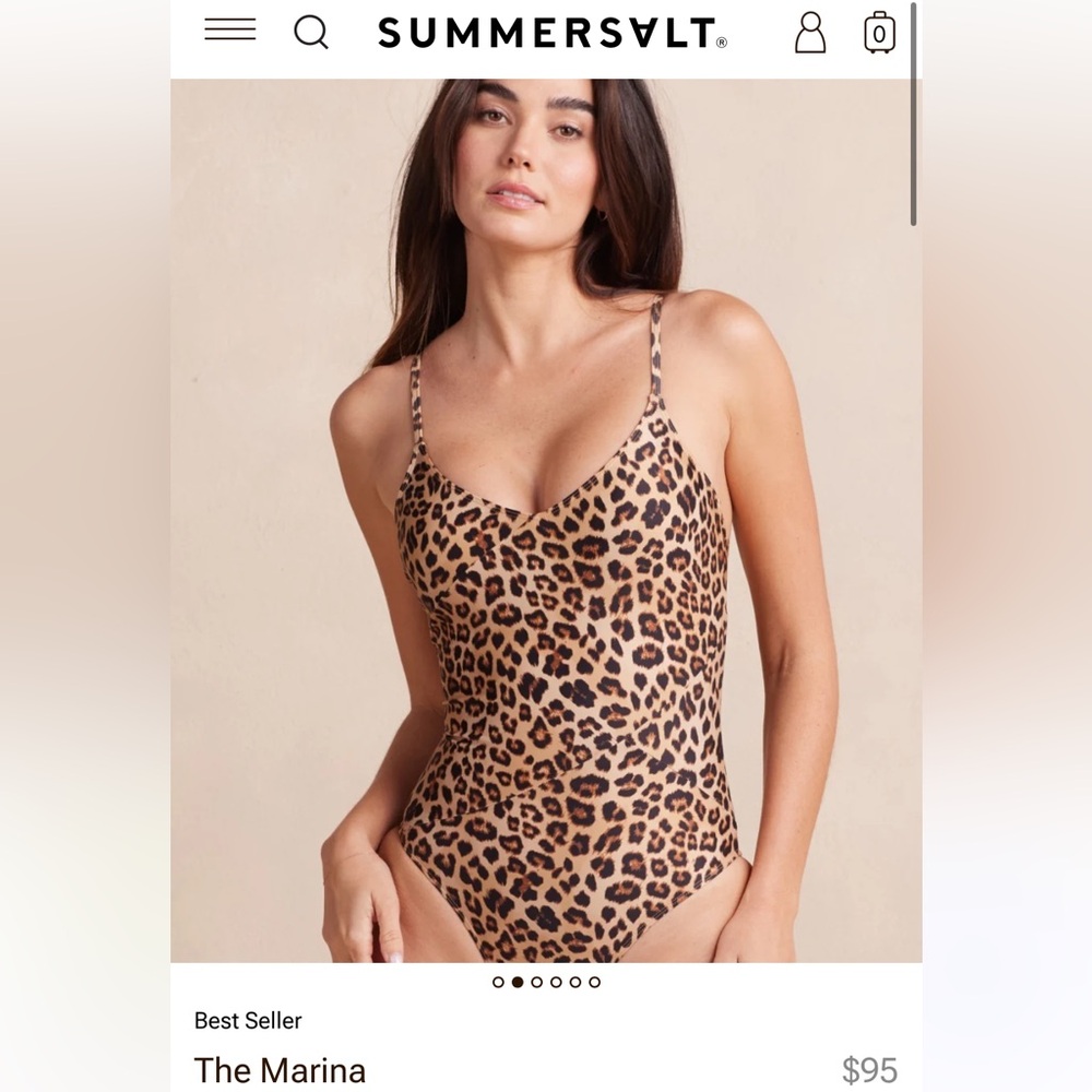 Summersalt The Marina One Piece Leopard